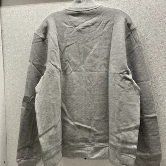 NEW JOHNNIE-O Mens Decker Baseball Jacket Size L Light Grey - Picture 5 of 13